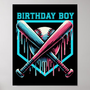 Affiche Goutte de naissance Bysebyll pour garçons jeunesse