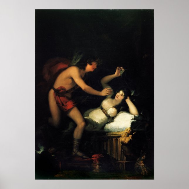 Affiche Goya - Allégorie de l'amour (Cupidon et Psyché) 17 (Devant)