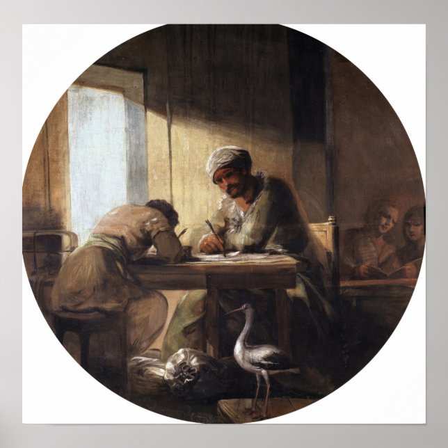 Affiche Goya - Allégorie Du Commerce 1805 (Devant)