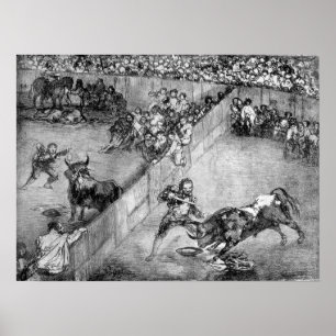 Affiche Goya - Arène divisée 1825