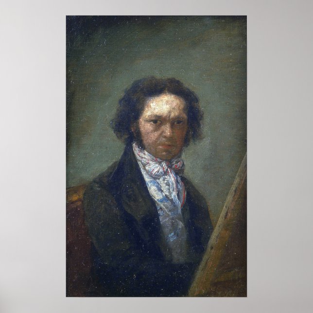 Affiche Goya - Autoportrait 1795 (Devant)