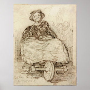 Affiche Goya - Carrosse Abrité Pas Cher