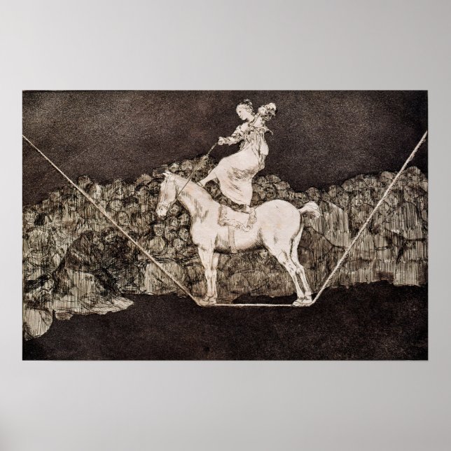 Affiche Goya - Cirque Reine Absurdité en temps opportun 18 (Devant)