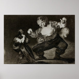 Affiche Goya - Crétin 1823