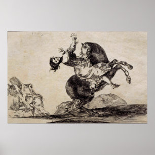 Affiche Goya - Enlèvement de cheval 1823