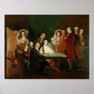 Affiche Goya - Famille de l'infante Don Luis 1783