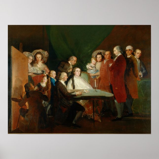 Affiche Goya - Famille de l'infante Don Luis 1783 (Devant)