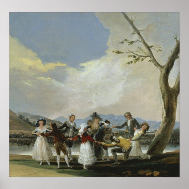 Affiche Goya - Game Of Blind Man's Buffets 1788 (Devant)