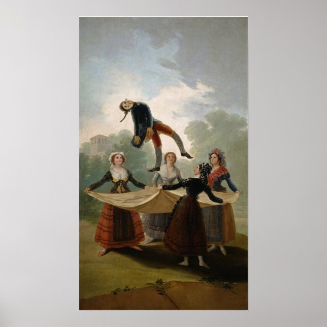 Affiche Goya - Jeu Avec Mannequin 1791 (Devant)