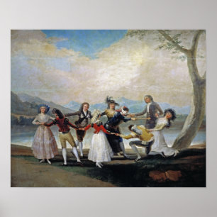 Affiche Goya - Jeu de Colin-Maillard 1788