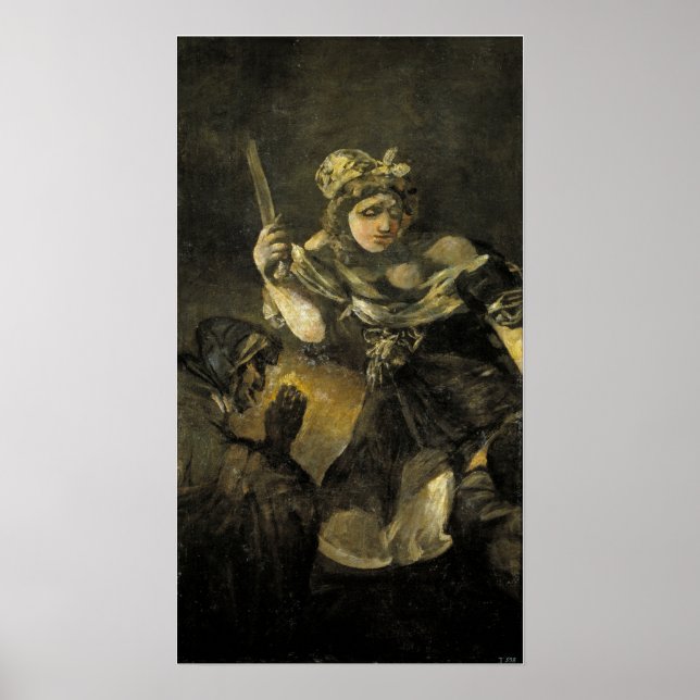 Affiche Goya - Judith et Holopherne 1821 (Devant)