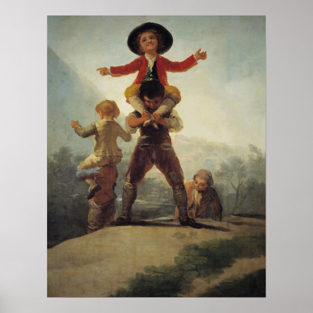 Affiche Goya - Kurinnie Lutte. "Cheval et cavalier" 1791 (Devant)