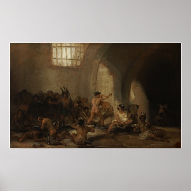Affiche Goya - Mad House 1812 (Devant)