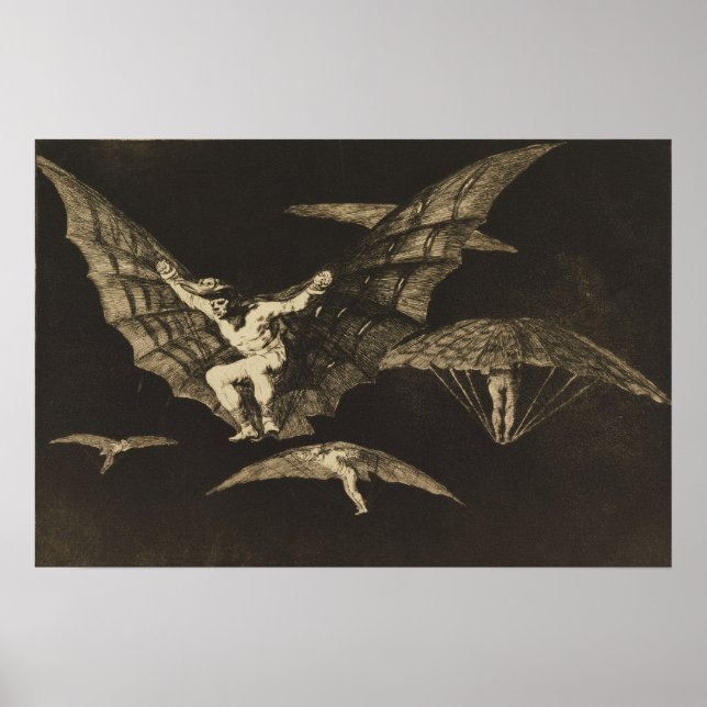 Affiche Goya - Manière de voler 1823 (Devant)