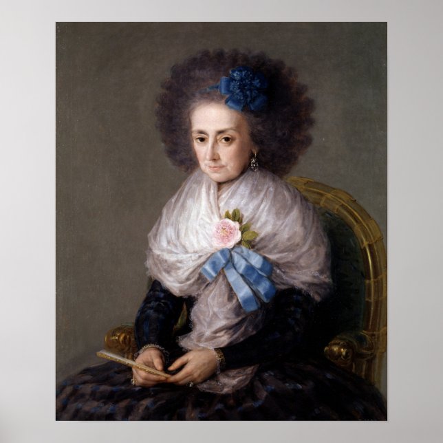 Affiche Goya - Marie Antoinette Gonzaga 1795 (Devant)