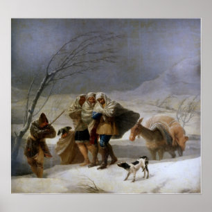 Affiche Goya - Mère Ou Hiver 1786