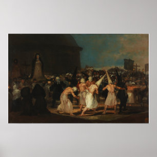 Affiche Goya - Procession Des Flagellants (Passages À Bord