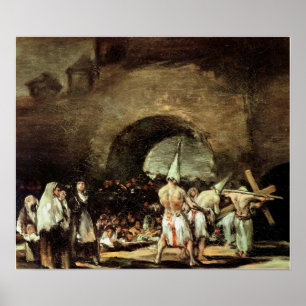 Affiche Goya - Procession Of Flagellants (Beatings) 1813