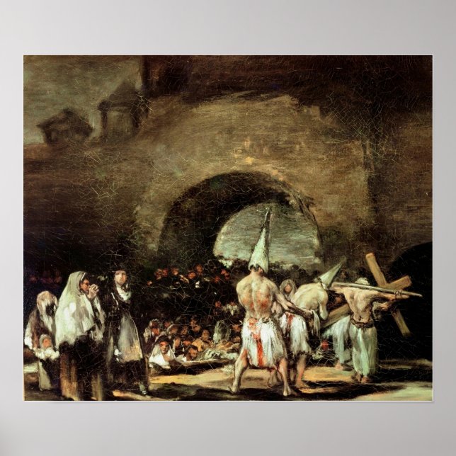 Affiche Goya - Procession Of Flagellants (Beatings) 1813 (Devant)