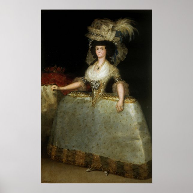 Affiche Goya - Reine Mary-Louise 1789 (Devant)