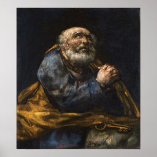 Affiche Goya - Repentant Saint Peter 1824