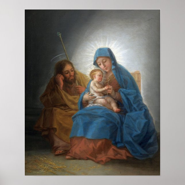 Affiche Goya - Sainte Famille 1787 (Devant)