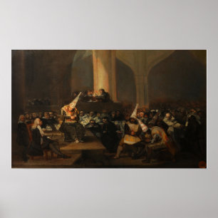 Affiche Goya - Scène d'Inquisition 1819