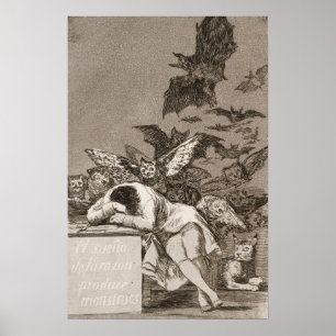 Affiche Goya - Sleep Of Reason Produit Monsters 1799