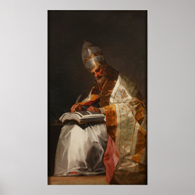 Affiche Goya - St. Grégoire le Grand 1797 (Devant)