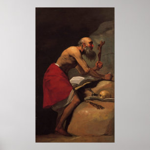 Affiche Goya - St. Jérôme 1798