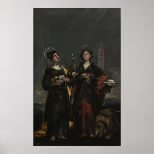 Affiche Goya - Ste Husta et Ste Rufine 1817