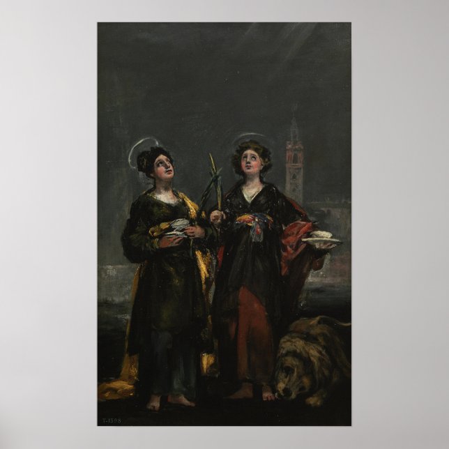 Affiche Goya - Sv. Husta et St. Rufina 1817 (Devant)