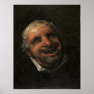 Affiche Goya - Tête de vieil homme 1819
