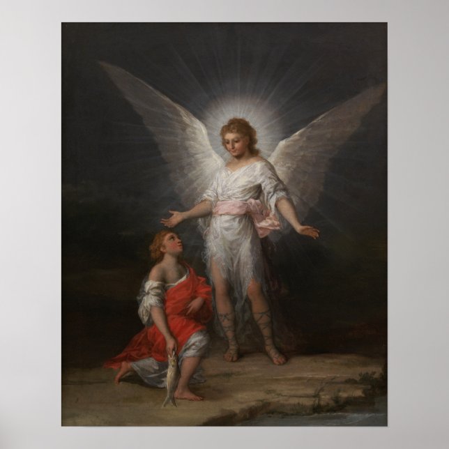 Affiche Goya - Tobie et l'Ange 1787 (Devant)