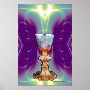 AFFICHE GRAAL / CALICE DE LA SAINTE MESSE