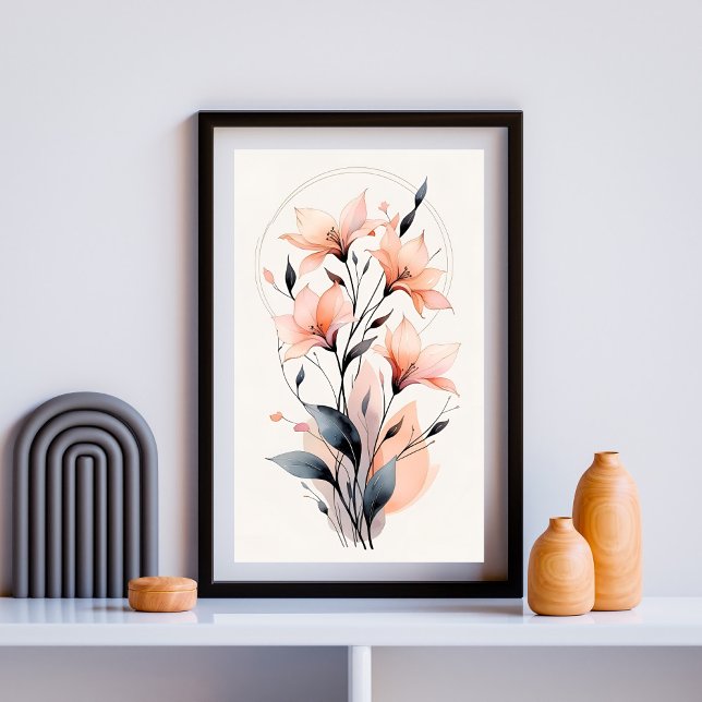 Affiche Grâce de Fleur Céleste (Créateur téléchargé)
