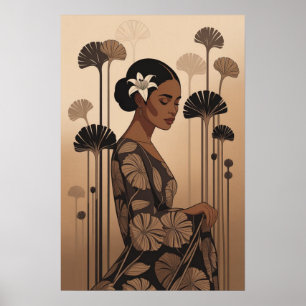 Affiche "Grâce en fleurs