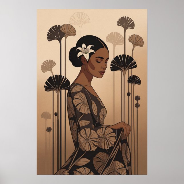 Affiche "Grâce en fleurs (Devant)