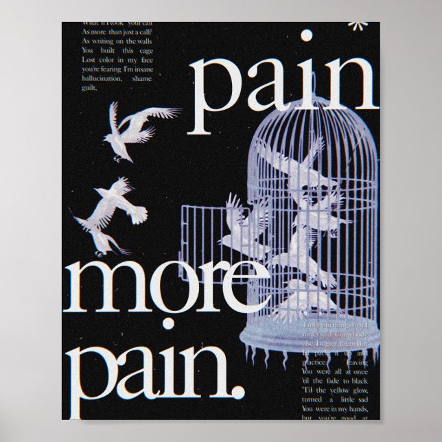 Affiche Gracie Abrams Je Vous Ai Dit Des Choses Paroles (Devant)