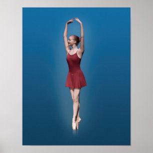 Affiche Gracity Ballerina Sur Pointe