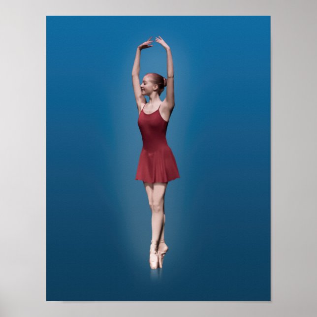 Affiche Gracity Ballerina Sur Pointe (Devant)