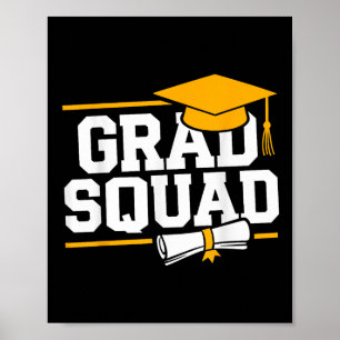 Affiche Grad Squad Cl De 2025 Graduation