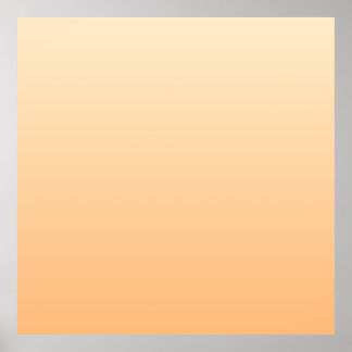 Affiche Gradient de couleur jaune clair et orange