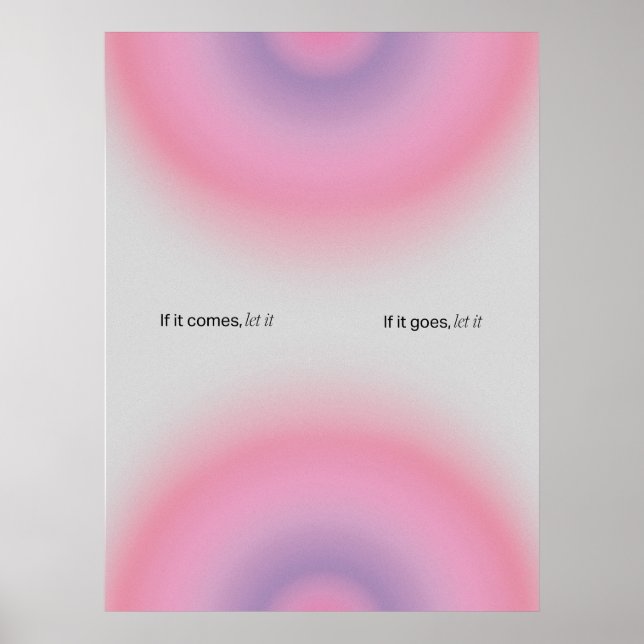 Affiche Gradient | Inspirational & decorative art (Devant)