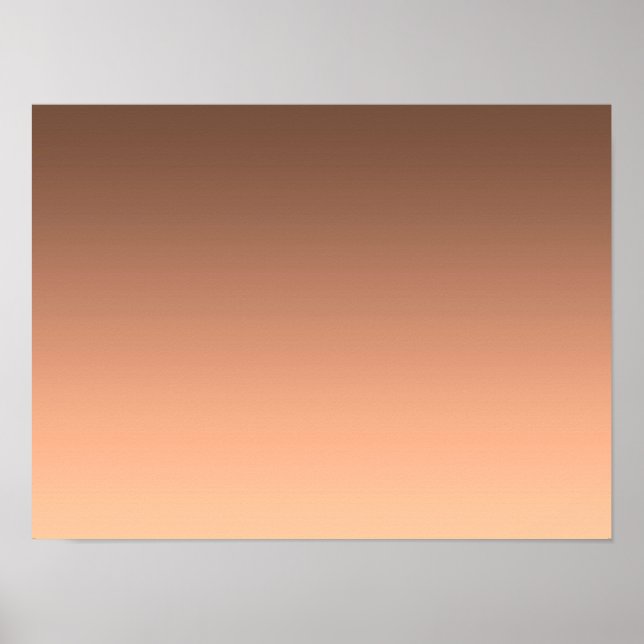 Affiche Gradient Peach - light to deep | Seasonal Moods |  (Devant)