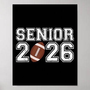 Affiche Graduate Senior Cl De 2026 Graduation American Foo
