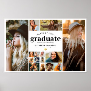 Affiche Graduation 15 Photo Collage