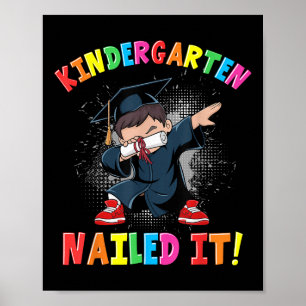 Affiche Graduation 2025 Garçons Enfants Dabbing Gra