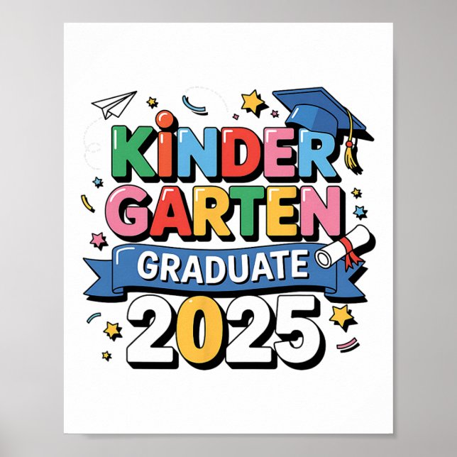 Affiche Graduation 2025 Graduate Kids Boys Gi (Devant)