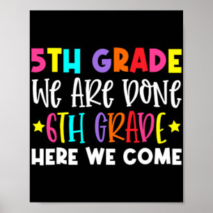 Affiche Graduation 6e année Nous venons